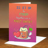 Personalised Naughty First Date Together Card