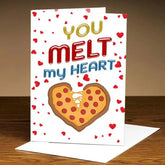 Persnalised You Melt My Heart Card