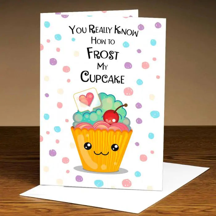 Personalised Frost My Cupcake Card