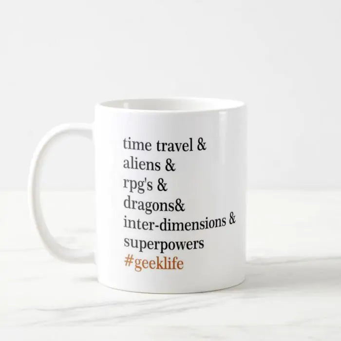 Time Travel And Aliens Coffee Mug