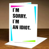 Personalised I Am Sorry Greeting Card