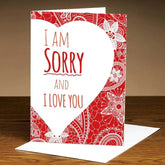 Personalised Forgive Me Please Greeting Card