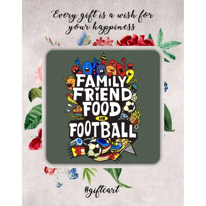 Food & Football Fridge  Magnet