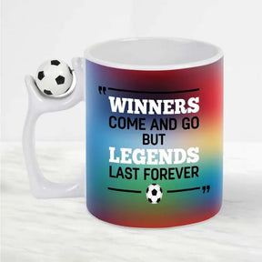 Winner Come And Go Football Mug