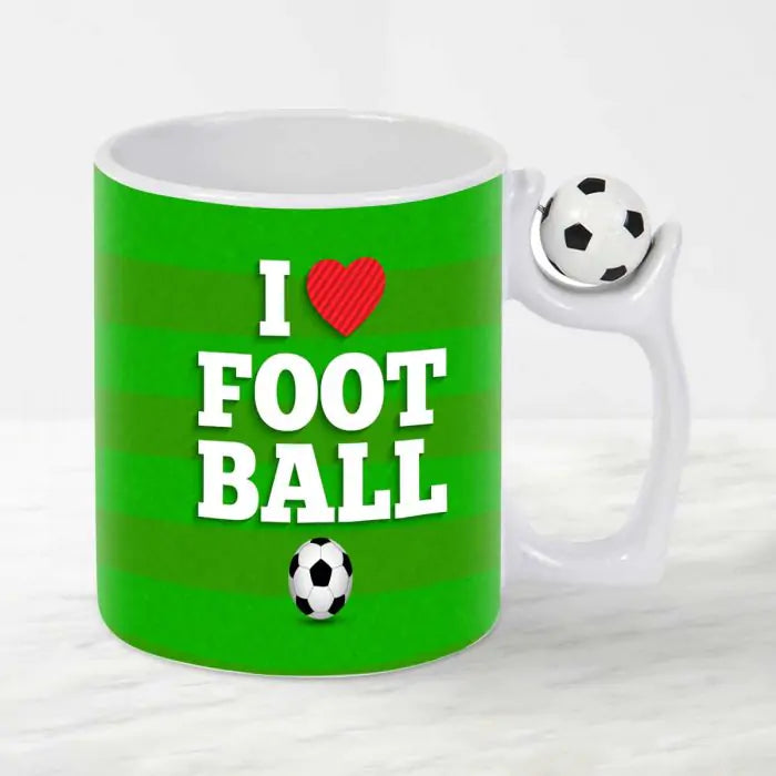 I Love Football Coffee Mug