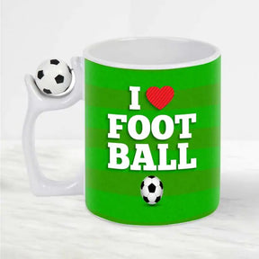 I Love Football Coffee Mug