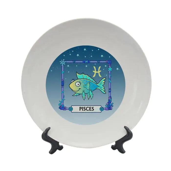 Pisces Zodiac Plate Keepsake