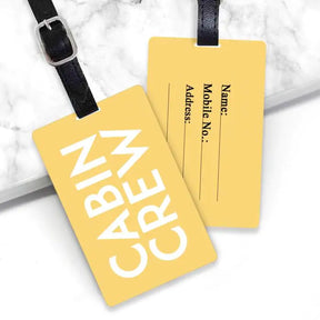 Cabin Crew Personalised Luggage Tag