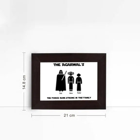 Star Wars Personalised Family Poster Frame