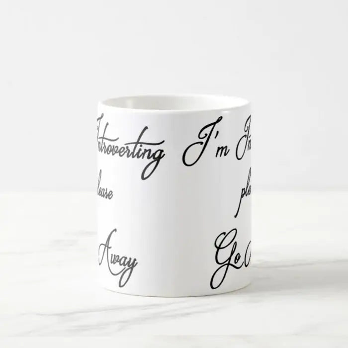 I am Introverting Ceramic Mug