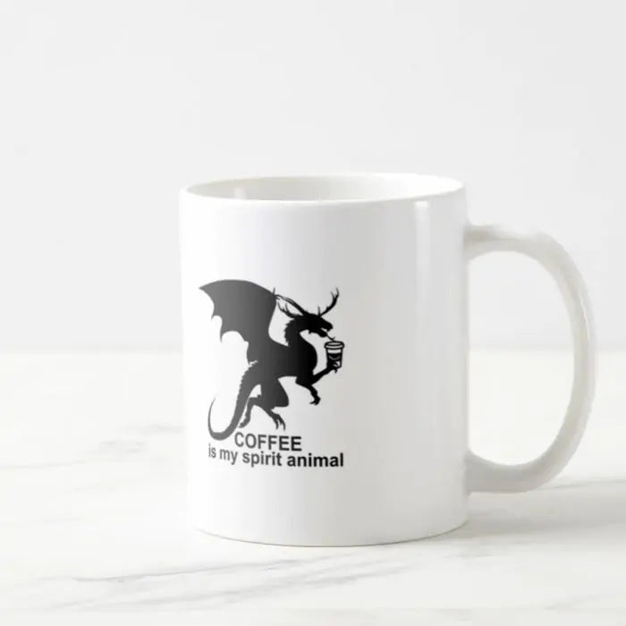 Coffee Is My Spirit Animal Ceramic Mug-3