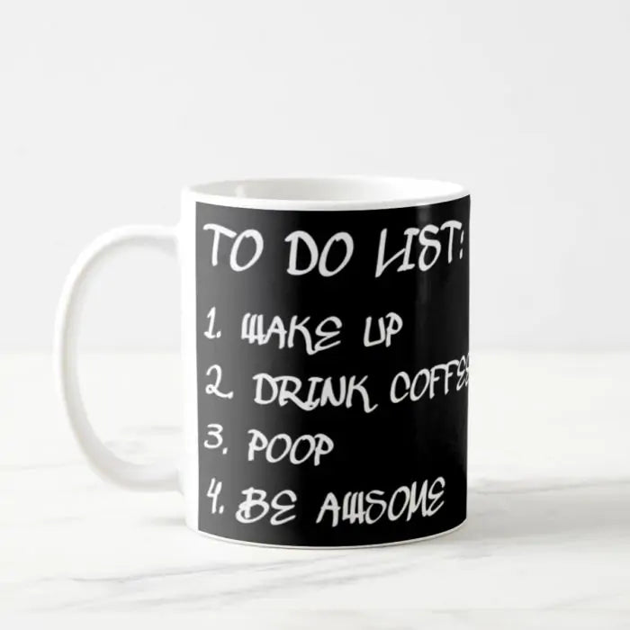 To Do List Ceramic Mug