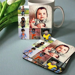 Personalised 5 Photo Coaster