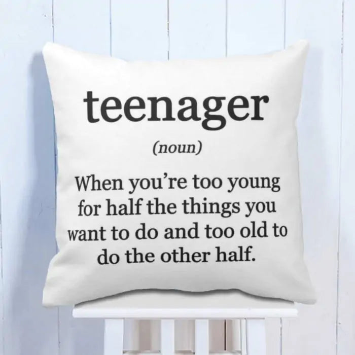 Teenager Defination Cushion