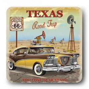 Texas Road Trip Souvenir Magnet