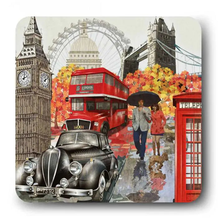 London Theme Souvenir Magnet