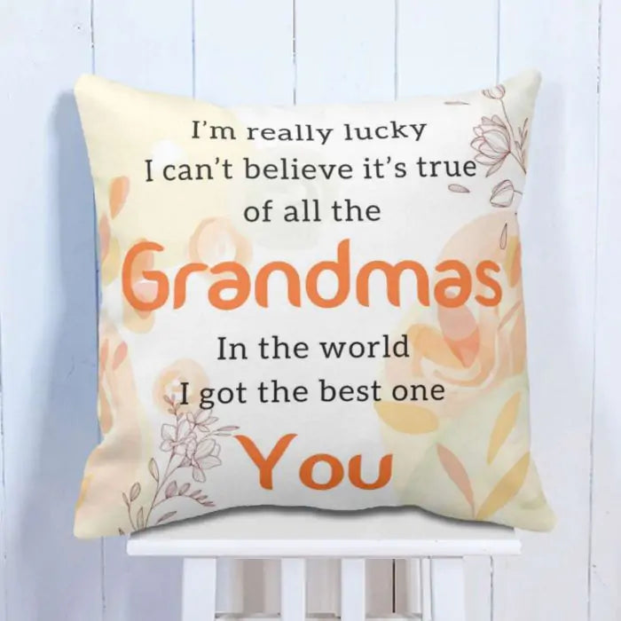 Personalised Love You Grand Ma Cushion