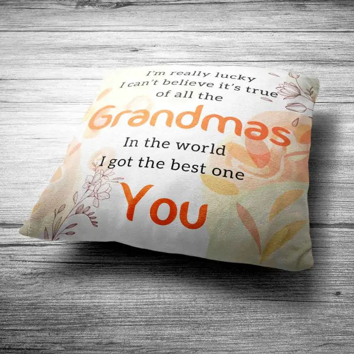 Personalised Love You Grand Ma Cushion