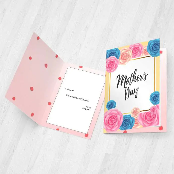 Personalised World Best Mom Greeting Card