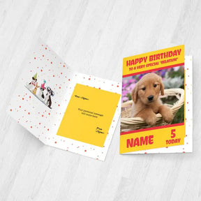 Personalised HBD Special Pet Greeting Card
