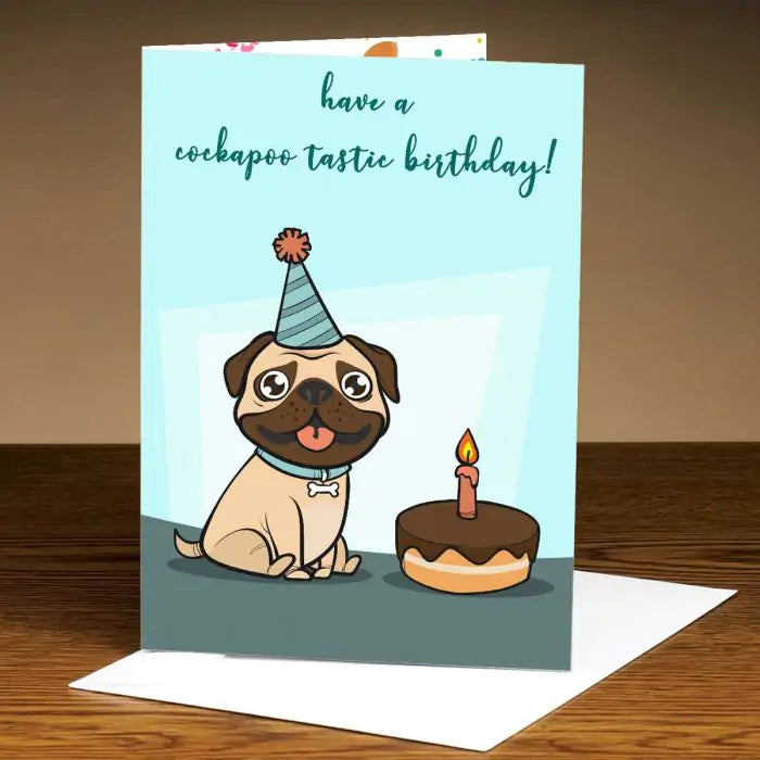 Personalised Fantastic Birthday Dog Greeting Card-1
