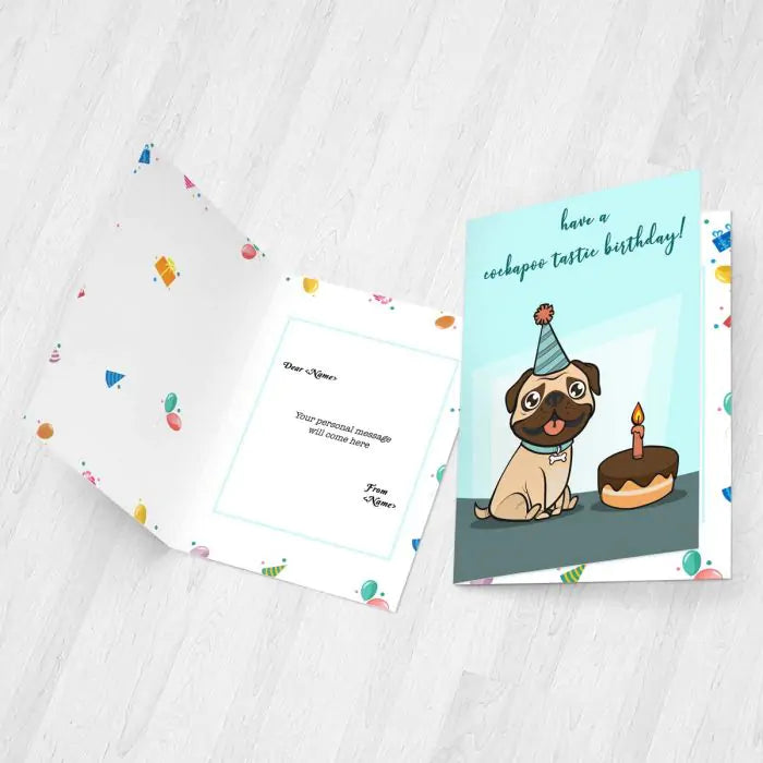 Personalised Fantastic Birthday Dog Greeting Card-2