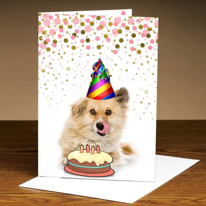 Personalised Cake Love Pet Greeting Card-1