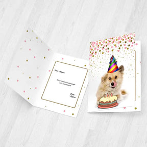 Personalised Cake Love Pet Greeting Card