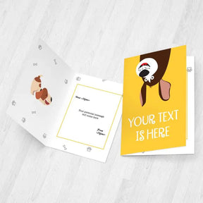 Personalised Dog Love Pet Greeting Card