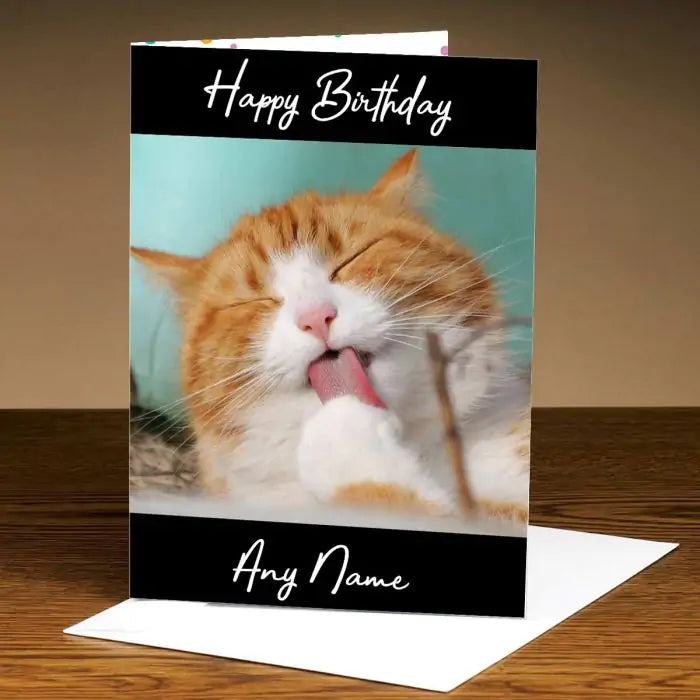 Personalised Happy Birthday Photo Pet Greeting Card