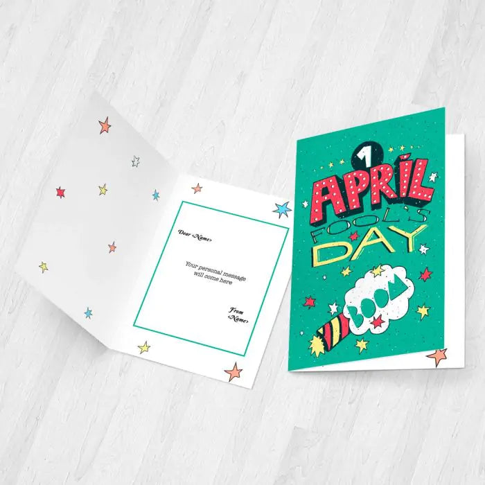 Personalised Happy April Fool's Day Greeting Card