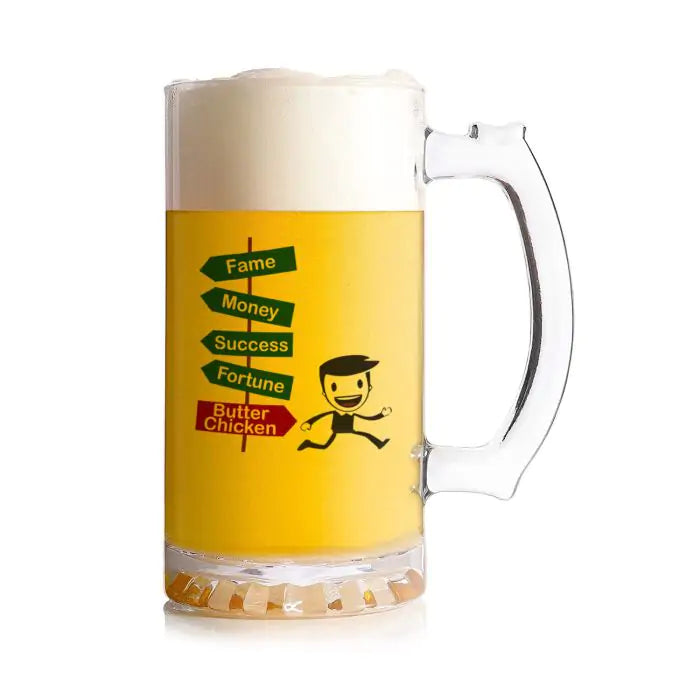 Butter Chicken Beer Mug 600ml - Beer Lover Gift