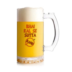 Bhai Kal Se Sutta Band Beer Mug
