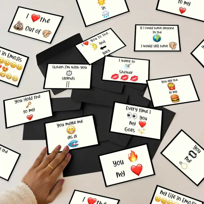 Emoji Love cards