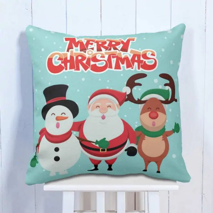 Santa and Friends Cushion