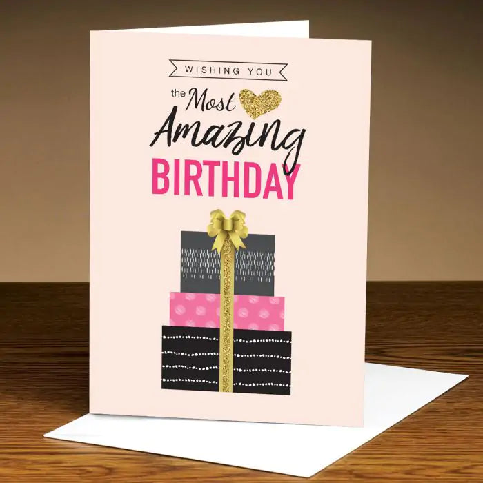Personalised The Most Amazing Birthday Card