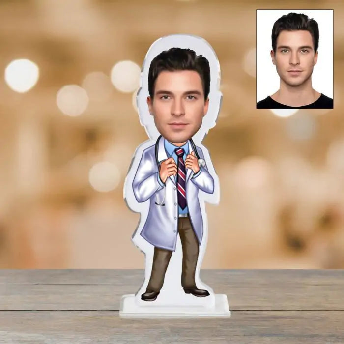 Personalised Male Doctor Caricature-1