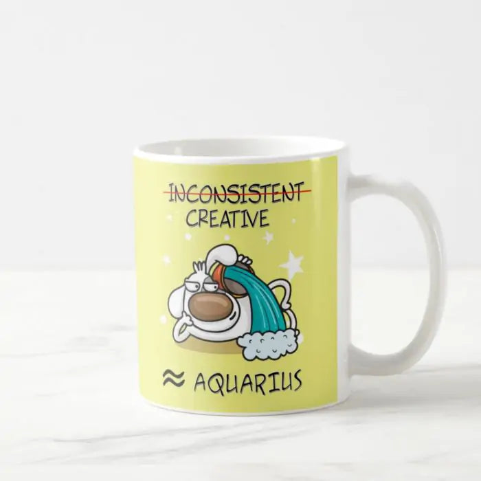 Bad Aquarius Zodiac Mug