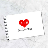 Personalised Love Journal with Photos - Our Love Story