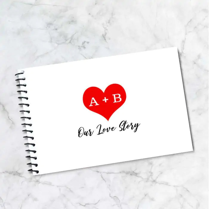 Personalised Love Journal with Photos - Our Love Story-1