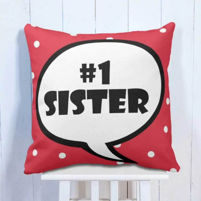 Number One Sister Cushion