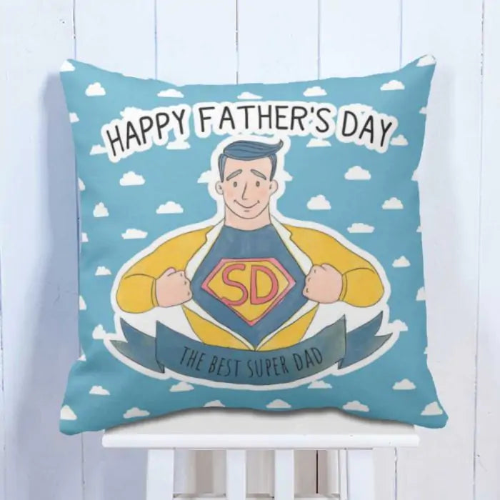 The Best Super Dad Cushion