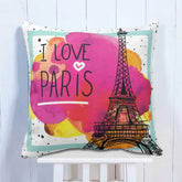 I Love Paris Cushion Gift For Couple, Friend, Family 1