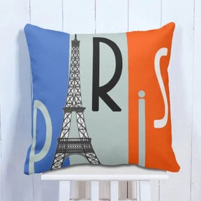 Colours of France Paris Cushion