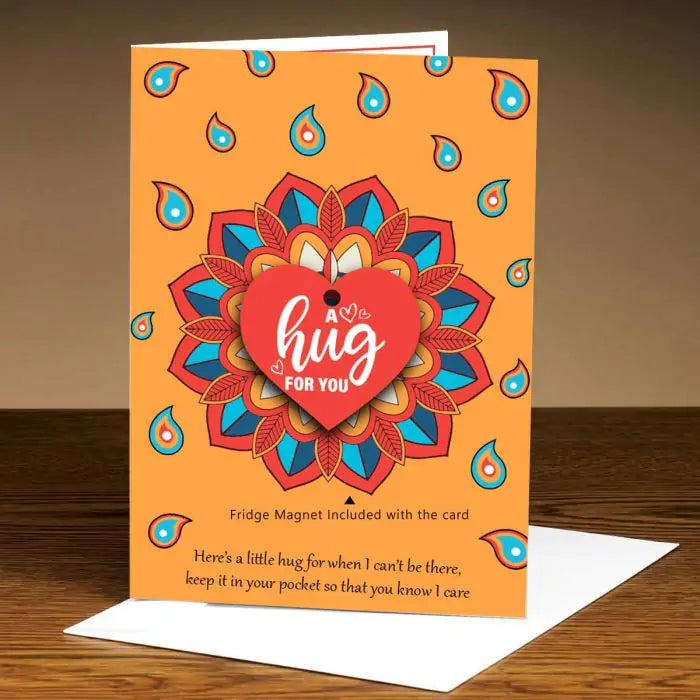 A Hug for You Card with Fridge Magnet