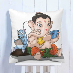 Digital Ganesha Cushion