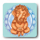 Bala Ganesha Wooden Fridge Magnet 9 x 9 cm (3.5x3.5)