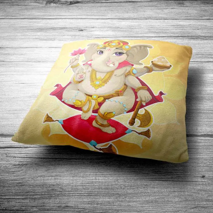 Dancing Bala Ganesha Cushion