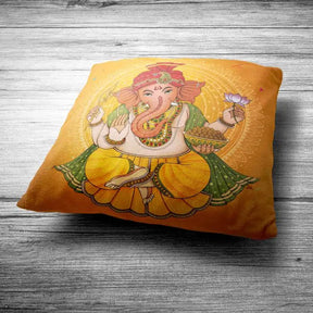 Ganesha Lotus Blessings Cushion