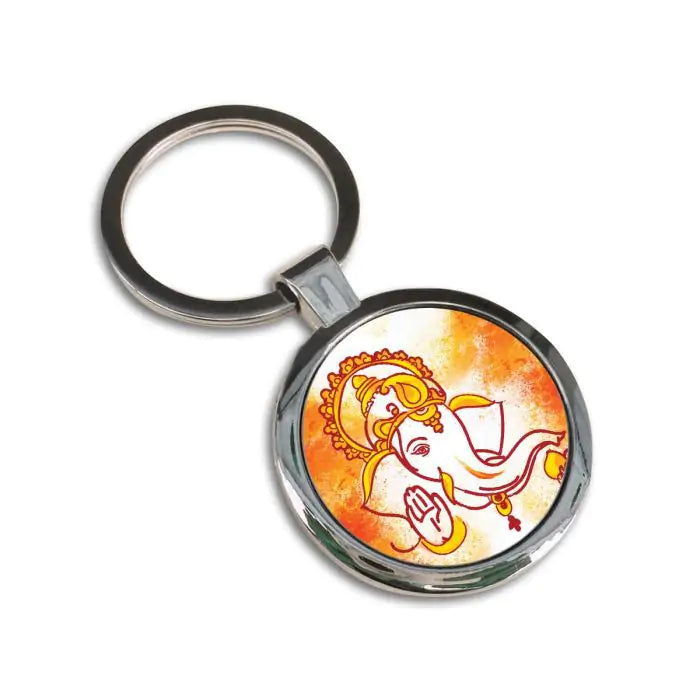 Blessings of Ganesha Metal Keychain